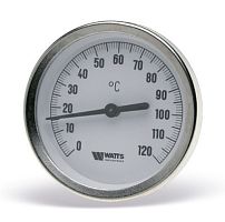 Термометр WATTS F+R801 T 63/50 (120*C) погружной